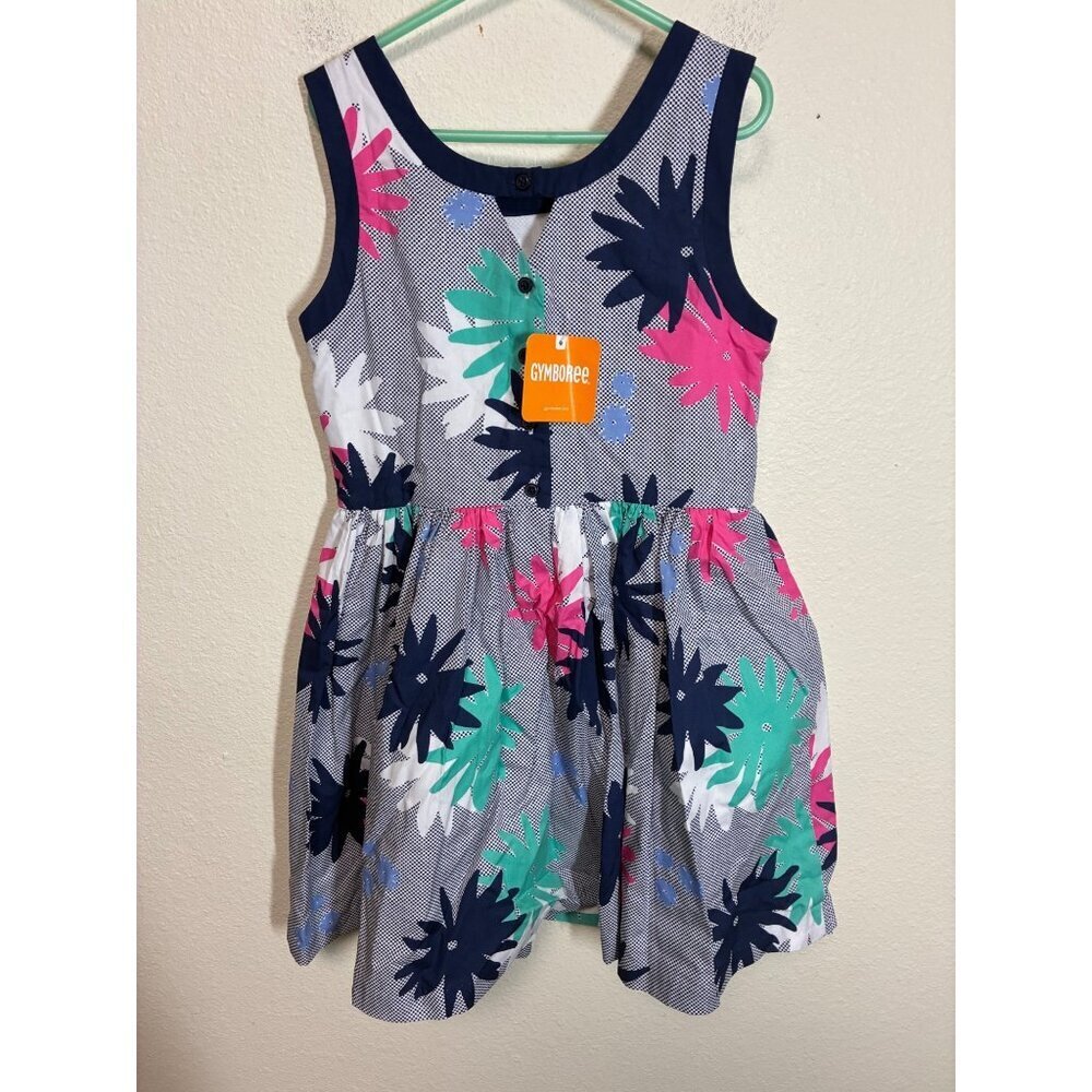 NWT Gymboree Dress Summer Church Party Casual Floral Boho Girls Size 8